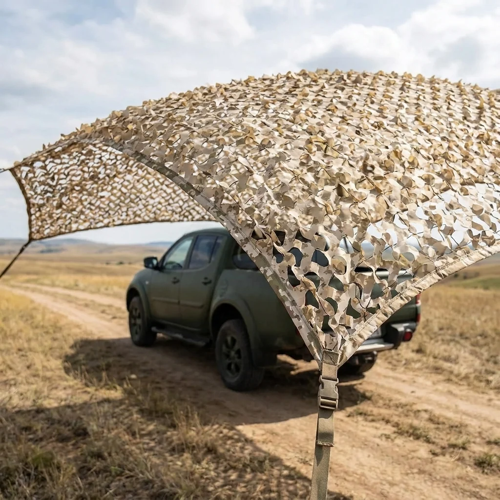 Антидронова маскувальна сітка Militex з основою Зимовий мультикам 6х10м (площа 60 кв.м.)