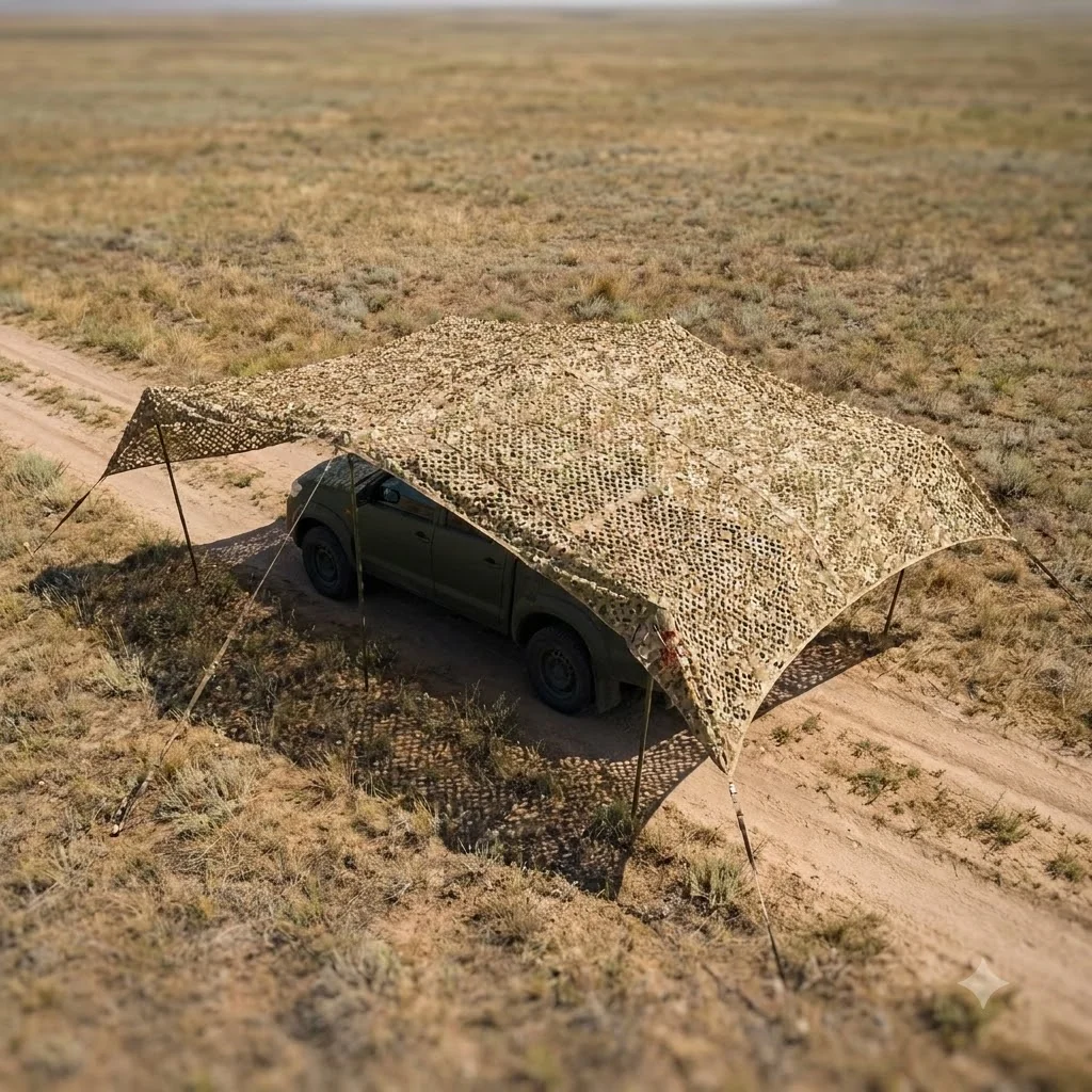 Маскувальна сітка Militex для авто Мультикам 5х7м (площа 35 кв.м.)
