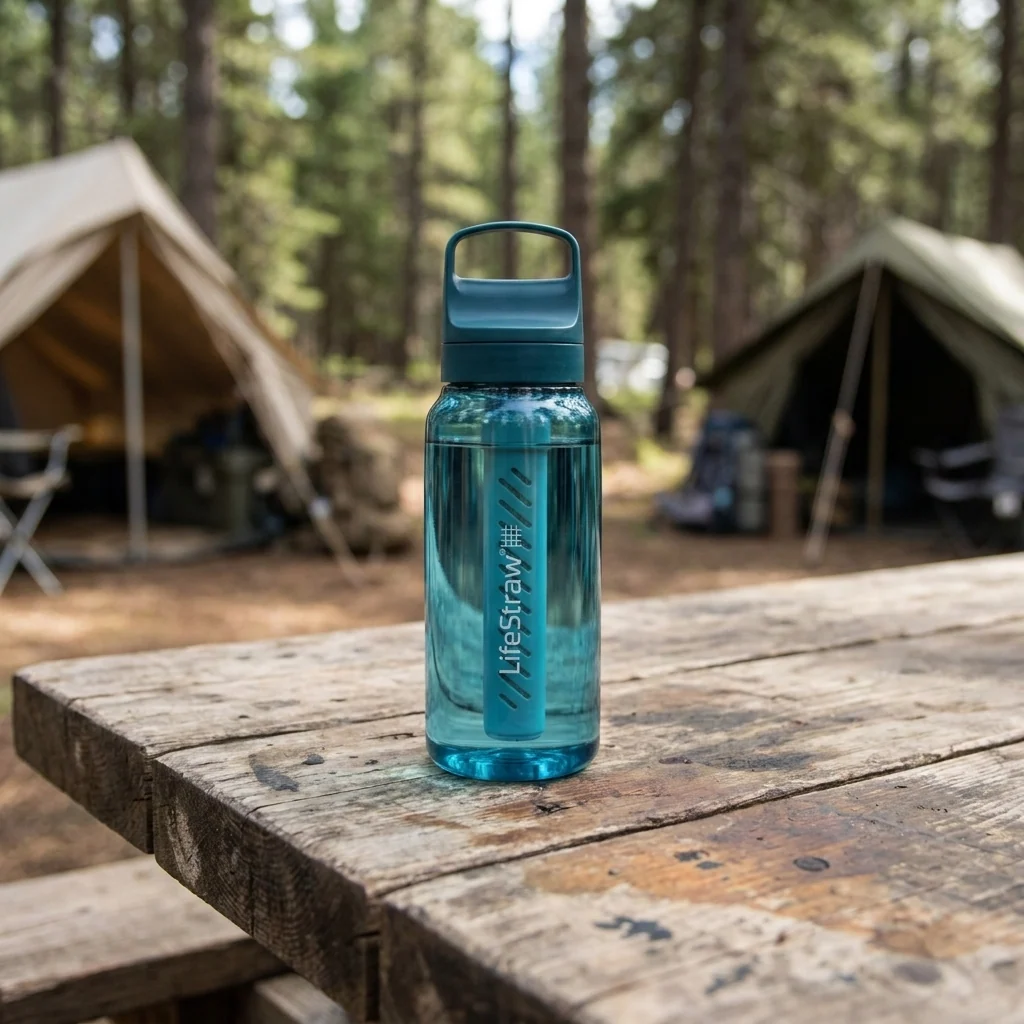 Пляшка-фільтр для води LifeStraw Go Filter Bottle, 1 л, Laguna Teal