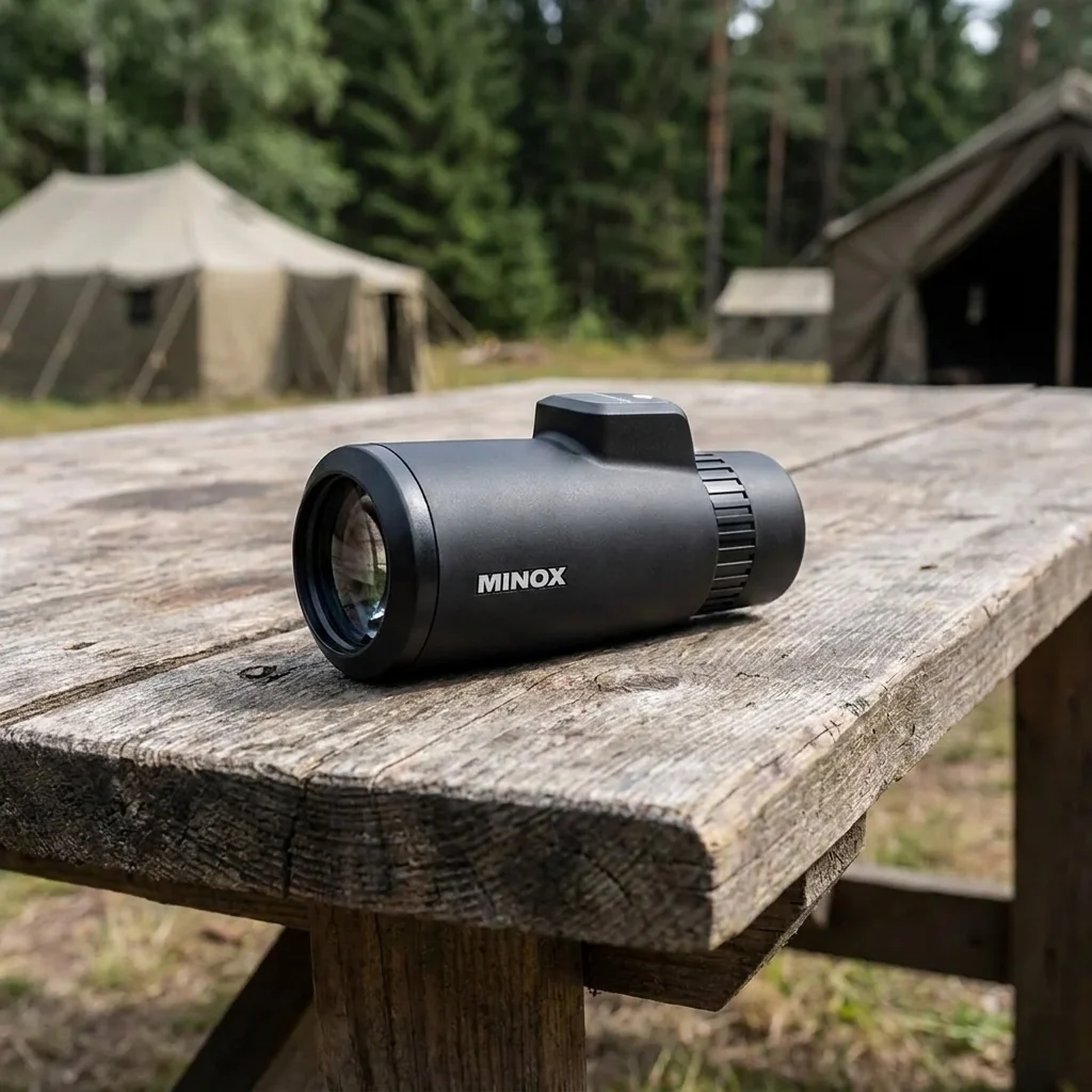 Монокуляр MINOX MD 7x42 C Black з компасом і далекомірною сіткою