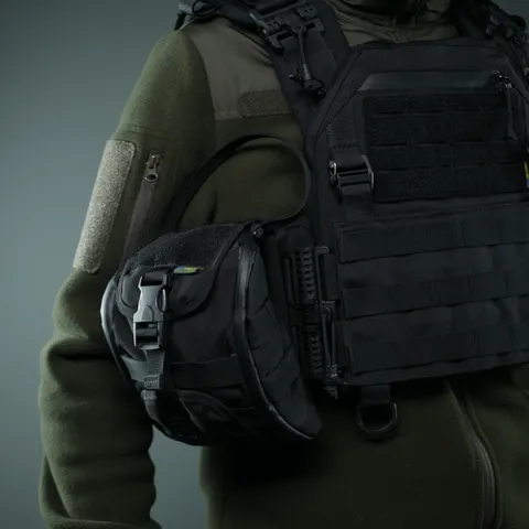 Підсумок-аптечка (швидкий скид) Kiborg GU Cordura Black — фото 8