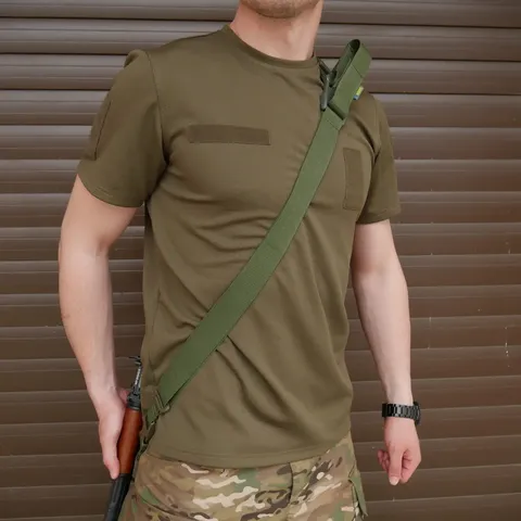 Ремінь 2-точковий Kiborg Gun Sling G-2 з пряжкою швидкого регулювання Triple-X Olive — фото 7