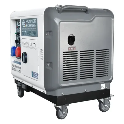 Дизельний генератор Konner&Sohnen KS 9300DE-1/3 ATSR, 230/400 В, 6.5/6.0 кВт (макс. 7.5/7.0 кВт), 1/3 фази, АВР (ATS), електростартер, 168 кг — фото 4