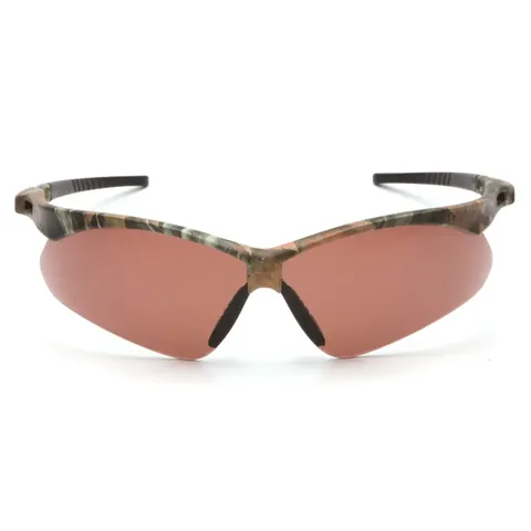 Окуляри захисні ProGuard Pmxtreme Camo (bronze) Anti-Fog, коричневі в камуфльованій оправі, Камуфляж — фото 4
