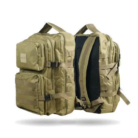 Рюкзак тактичний 30 л з системою MOLLE койот (виробництво Україна) — фото 3