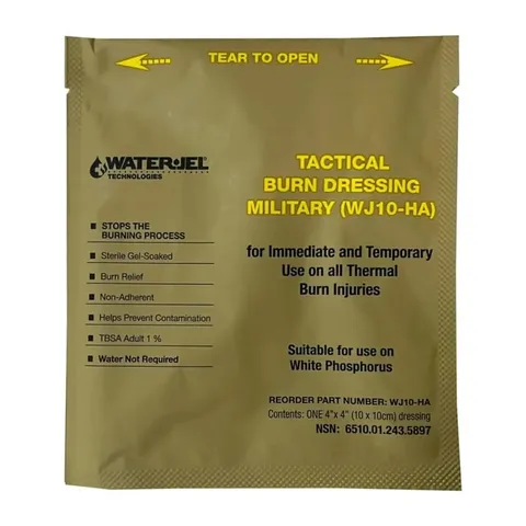Протиопікова пов'язка Water-Jel Military Tactical Burn Dressing 10 см х 10 см — фото 2