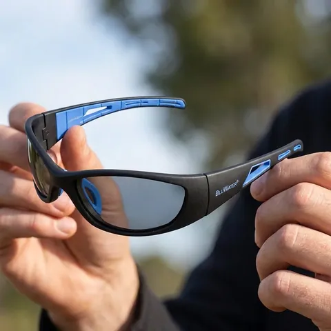 Окуляри поляризаційні BluWater Buoyant-1 Polarized (gray) чорні — фото 3