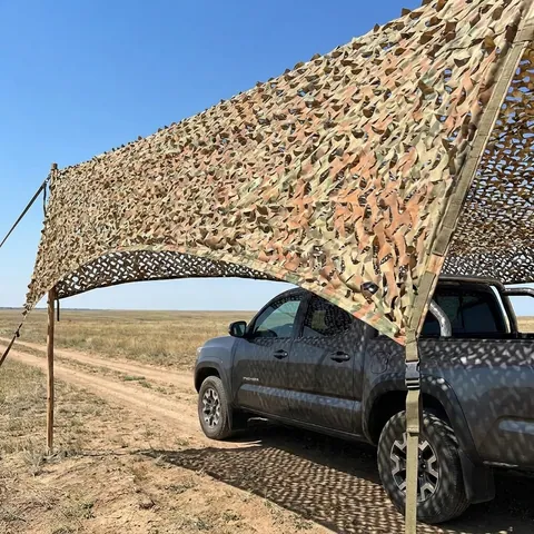 Маскувальна сітка Militex для авто Степовий мультикам 5х8м (площа 40 кв.м.)