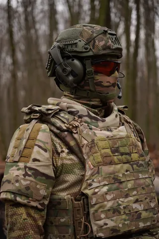 Захист шиї mod. 1 з балістичним захистом 2 клас Militex cordura USA Мультикам — фото 8