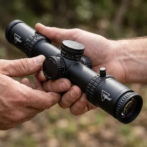Приціл оптичний Trijicon Credo 1-8x28 Red/Green MRAD Segmented Circle — фото 3