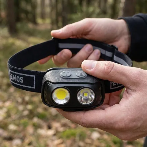 Ліхтар налобний акумуляторний Emos P3542 COB LED 500 Lm Li-pol 1200 mAh — фото 3