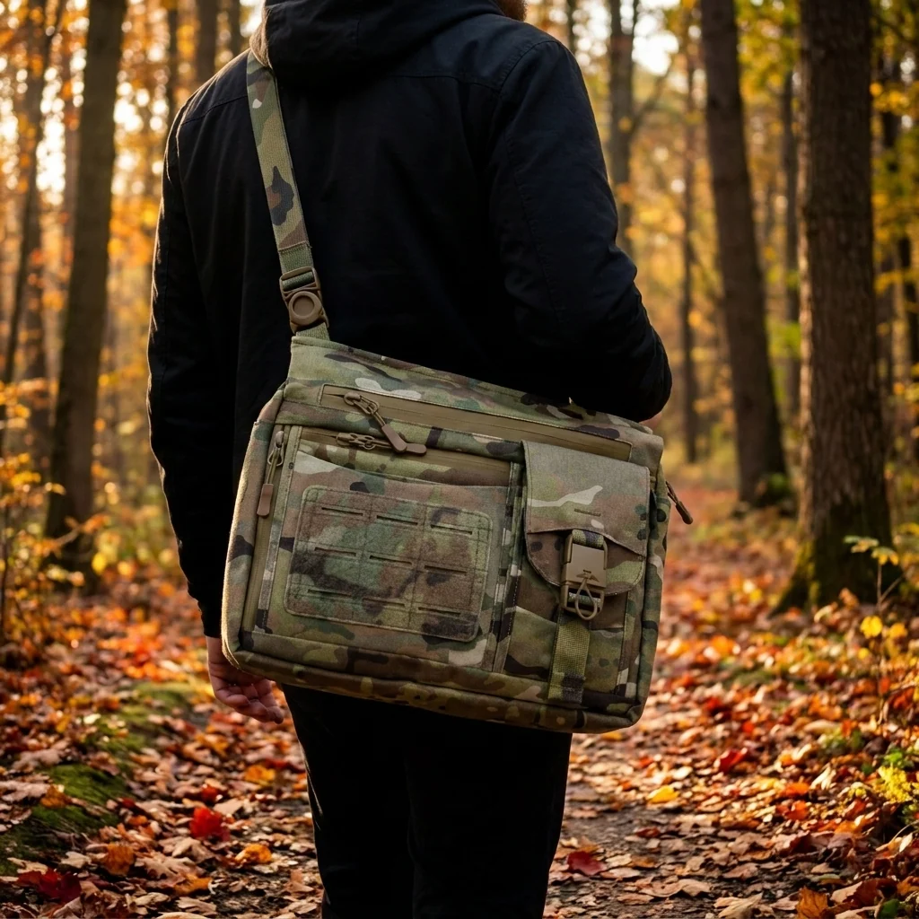 Смарт-сумка через плече Kiborg Tactic city Assistant bag Kiborg Cordura Multicam XL