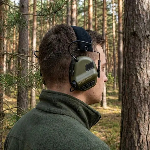 Тактичні навушники EARMOR M31 PLUS Олива