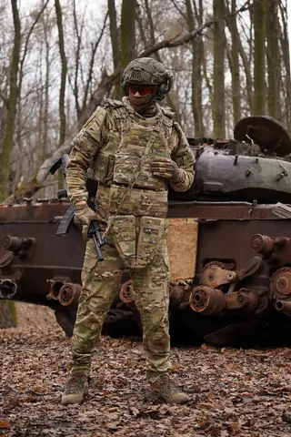 Захист плечей з балістичним пакетом 1 клас захисту Militex cordura USA Multicam — фото 9