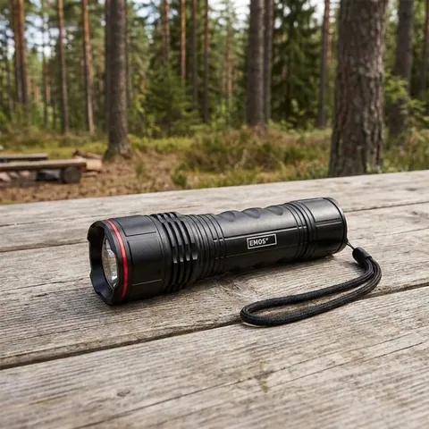 Ліхтар ручний Emos P3115 500 Lm 4xAAA метал фокус