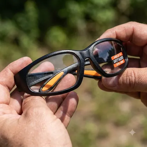 Окуляри захисні Global Vision Mini-Hercules-1 (clear) прозорий, Чорний — фото 3
