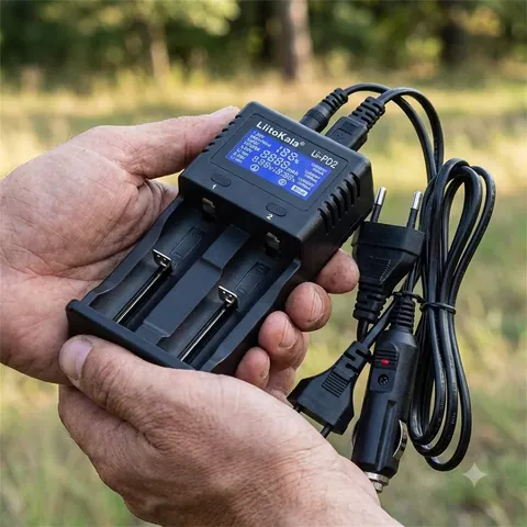 Зарядний пристрій Liitokala Lii-PD2+car EU charger — фото 3