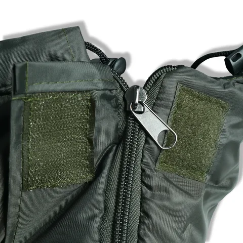 Зимовий спальний мішок Kiborg "Alfa Fleece" -20°C олива (85x210) — фото 8