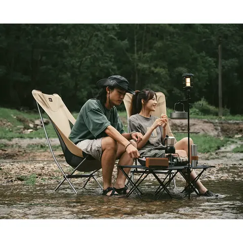 Крісло складане Naturehike Stellaluna L04 CNK2450JJ015, розмір L, алюміній, коричневий — фото 5
