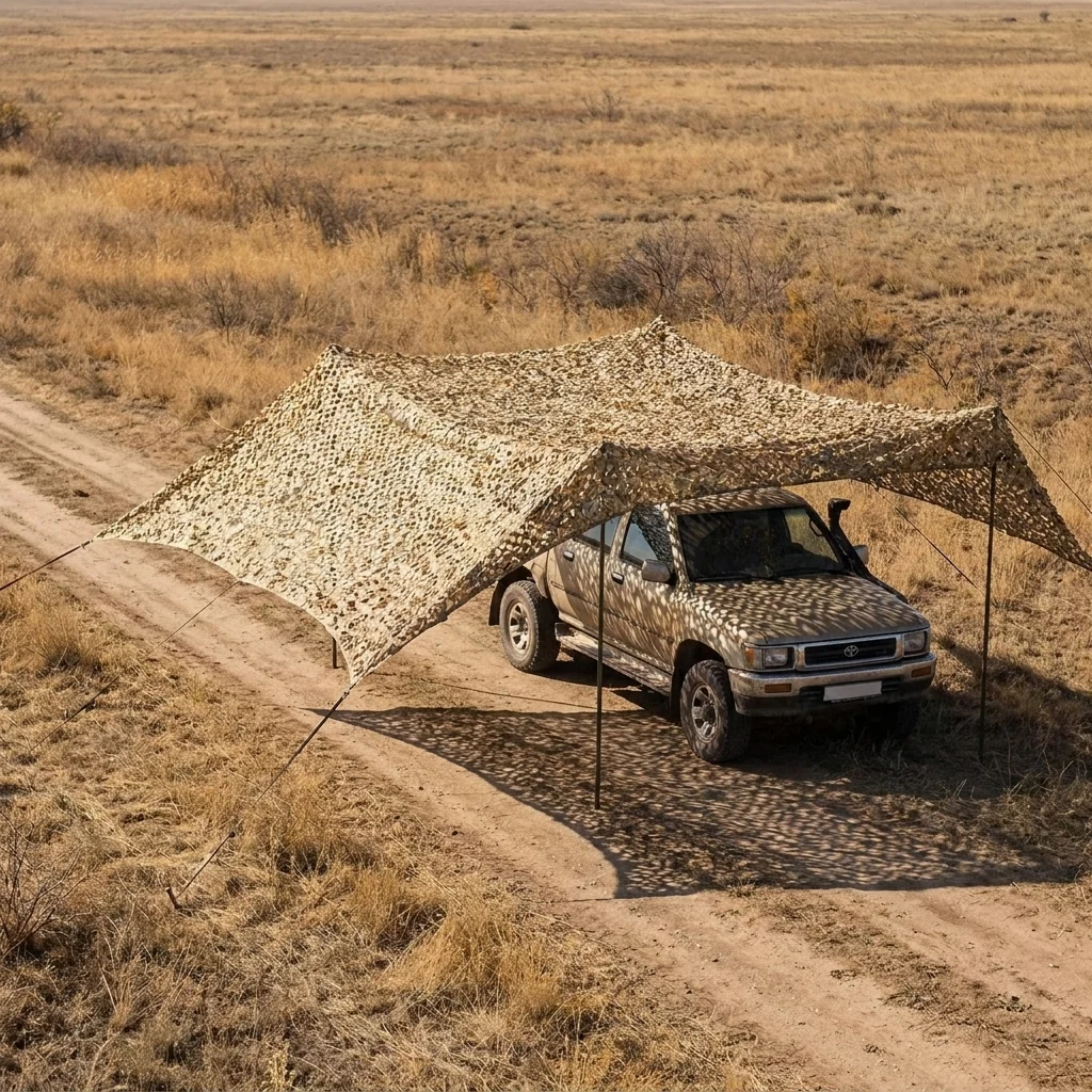 Осіння маскувальна сітка Militex Очерет 3х2,5м (площа 7,5 кв.м.)