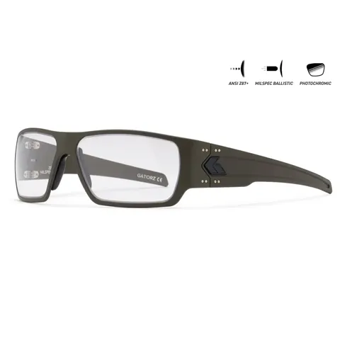 Захисні окуляри Gatorz Specter, Photochromic, ANSI Z87.1 Mil-Spec Ballistic, OD Green Cerakote - GZ-08-205 — фото 2