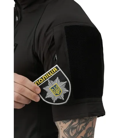 Футболка тактична бойова BEZET Combat з коротким рукавом чорна — фото 11