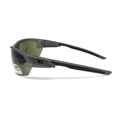 Захисні окуляри Venture Gear Tactical Semtex 2.0 Gun Metal (forest gray) Anti-Fog, чорно-зелені в оправі кольору "темний металік", Чорний — фото 5