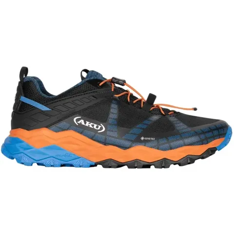 Літнє трекінгові кросівки AKU FlyRock GTX (Чорний/Синій) з Gore-Tex і Vibram — фото 4