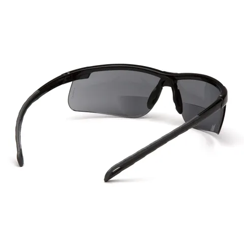 Окуляри Pyramex Ever-Lite Bifocal (gray +2.0) Super Anti-Fog H2MAX, біфокальні сірі з діоптріями, Чорний — фото 5