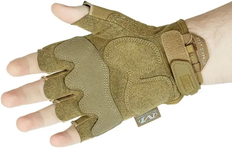 Рукавиці койот Mechanix M-Pact Fingerless — фото 7