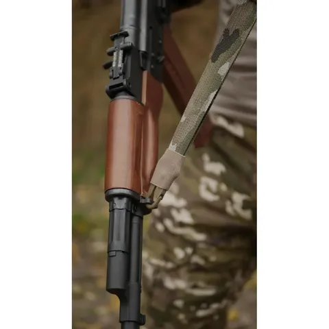 Двоточковий збройовий ремінь зі швидким регулюванням Multicam USA з металевими карабінами (2шт) — фото 9