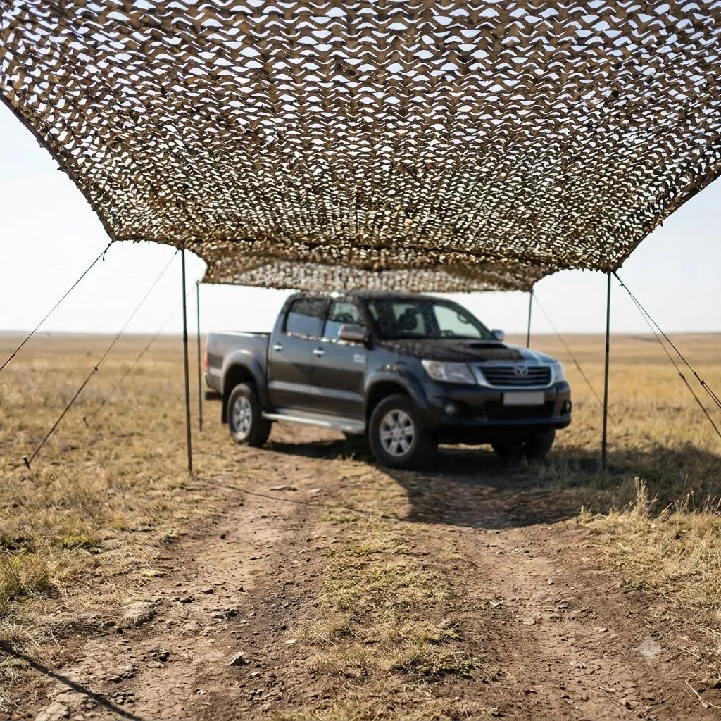 Осіння маскувальна сітка Militex Камуфляж земля 2х5м (площа 10 кв.м.)