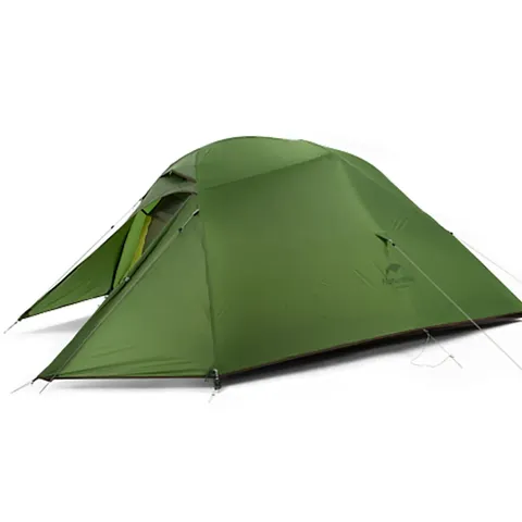 Намет надлегкий одномісний з футпринтом Naturehike Cloud Up 1 Updated NH18T010-T, 20D, темно-зелений — фото 3