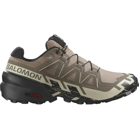 Чоловічі кросівки Salomon SPEEDCROSS 6 Natural/Black/Almond Milk (трейлові, літні) — фото 4