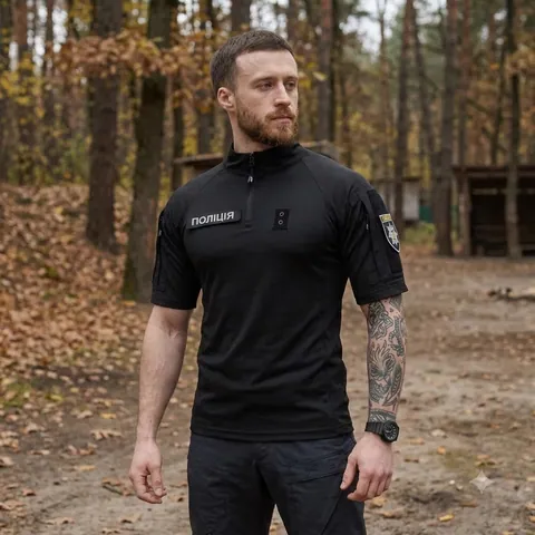 Футболка тактична бойова BEZET Combat чорна