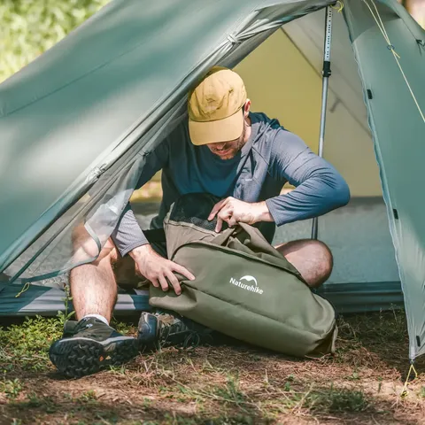 Стілець складаний ультралегкий Naturehike CNK2550JJ013 Yamami YL01, розмір L, алюміній, сірий — фото 13