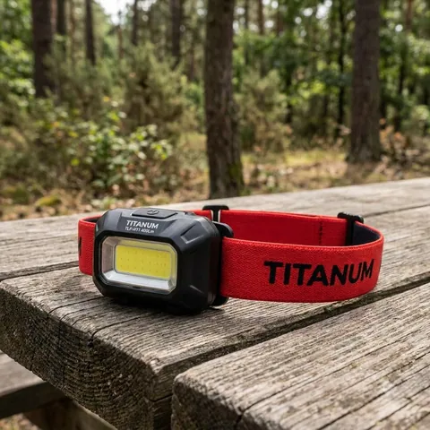 Налобний світлодіодний ліхтарик TITANUM TLF-H11 400Lm