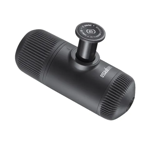 Портативна еспресо-кавоварка Wacaco Nanopresso сіра з чохлом, механічна, для меленої кави — фото 5