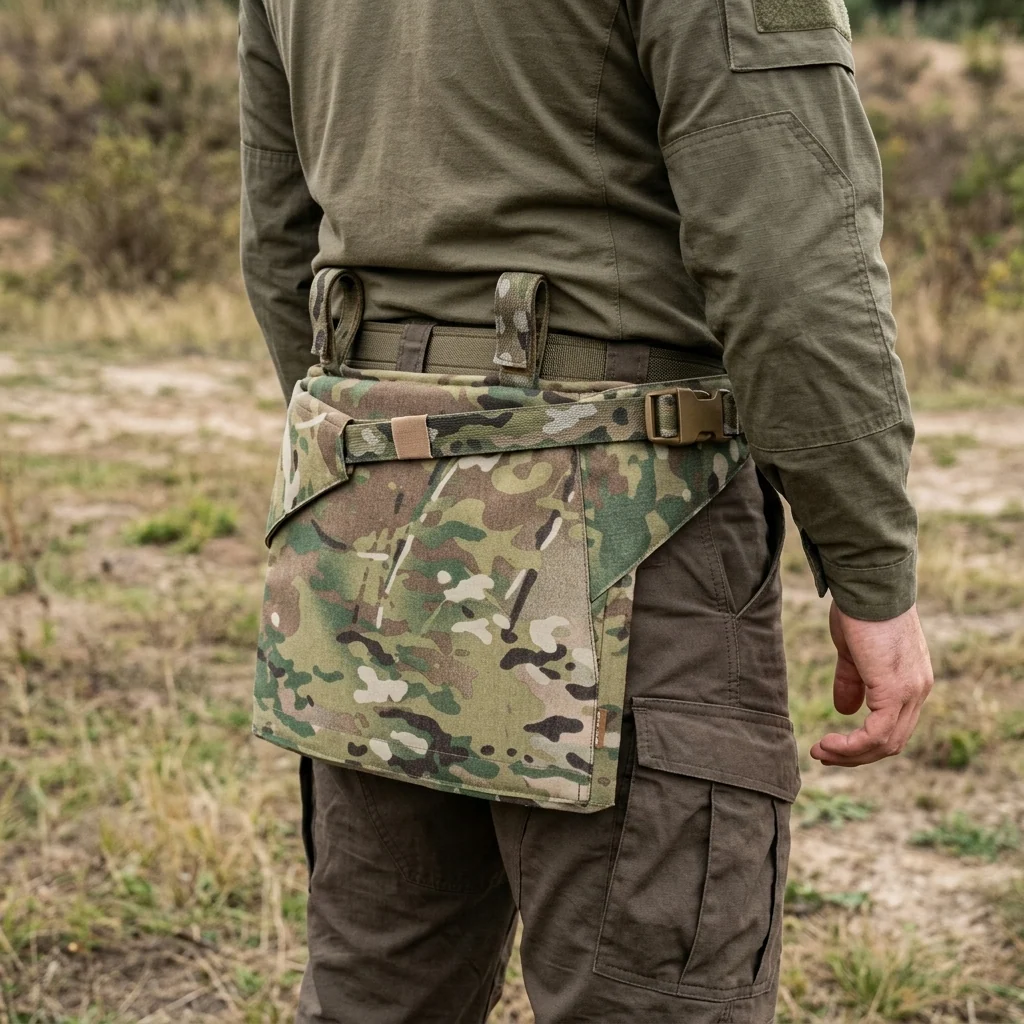 Каремат-сидушка з балістичним пакетом 2 класу захисту Militex Cordura original USA Мультикам