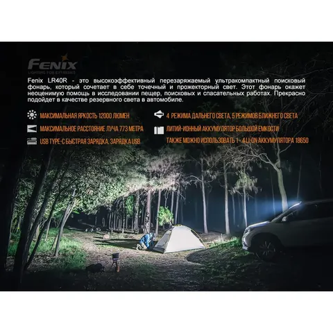 Ліхтар ручний Fenix LR40R — фото 7