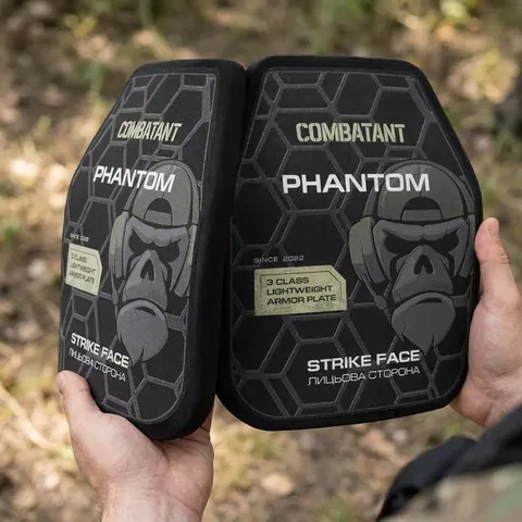Комплект бронеплит Combatant (25х30) 2 шт. 3 класу (НВМПЕ) вага однієї шт. 1,05 кг — фото 3