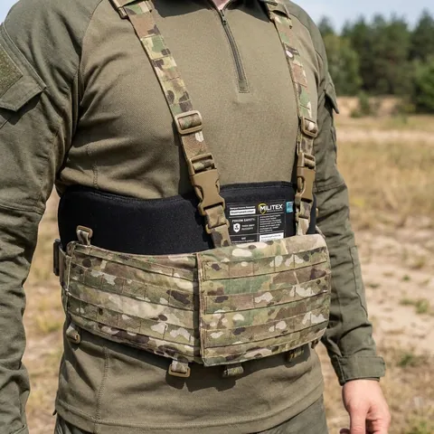 Пояс РПС Militex R-3 GEN.2 Мультикам з балістичним захистом 2 класу —