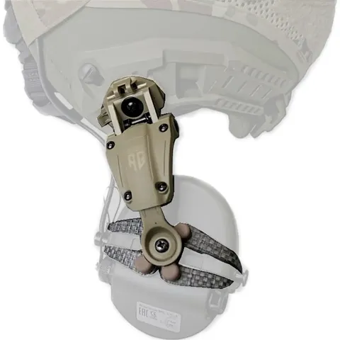 Змінний комплект кріплень для NeckFlip Helmet Rail Mount Kit 2.0 для активних навушників — фото 3