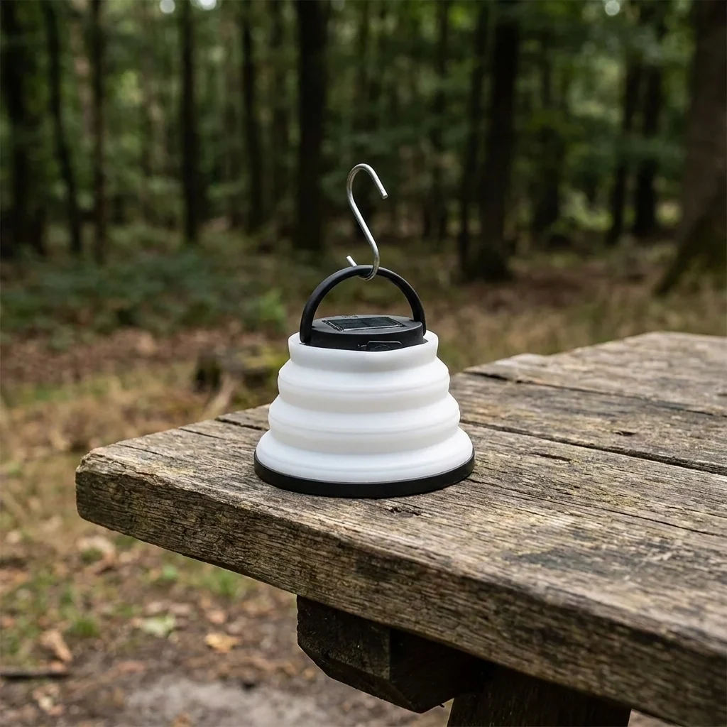 Ліхтар кемпінговий Bo-Camp Seginius Solar Rechargeable 150 Lumen White/Black (5818730)