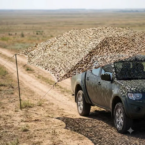 Весняна маскувальна сітка Militex Хвойний ліс 10х20м (площа 200 кв.м.)