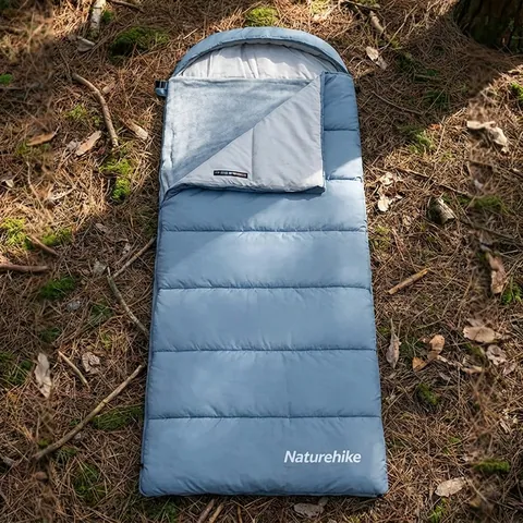 Спальний мішок з підігрівом Naturehike BE400 CNK2300SD021, лівий, сірий — фото 3