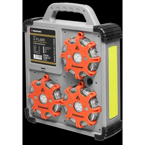 Комплект ліхтарів професійних Mactronic X-Flare (30 Lm) Red/Blue/Amber Recharg 12/220V (PSD0112) — фото 3