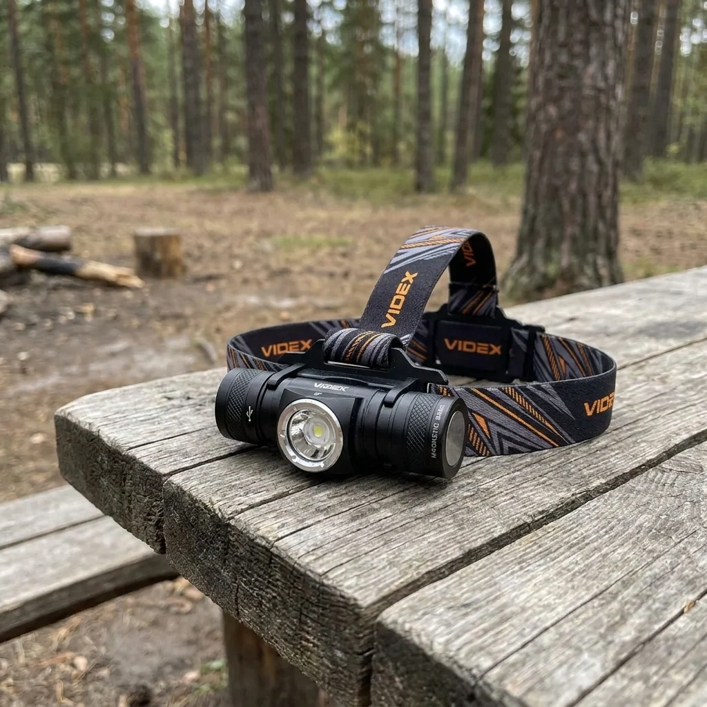 Налобний світлодіодний ліхтарик VIDEX VLF-H065A 1200Lm 5000K