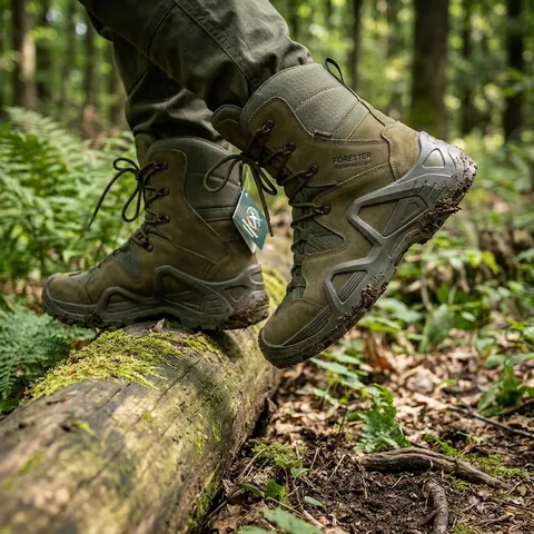 Демісезонні берци хакі Forester High F3545 Waterresistant — фото 3