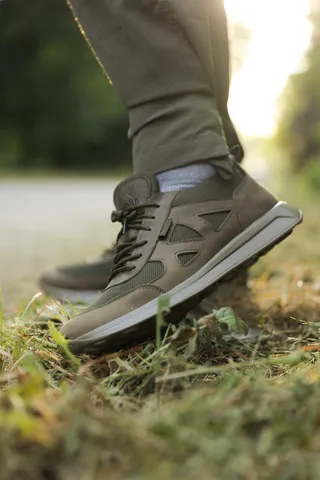 Літні кросівки Yaguar від TM Undolini Олива — фото 13